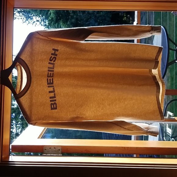 Billie Eeilish long sleeve shirt medium size "Don't Smile At Me" 100% cotton - Picture 3 of 10